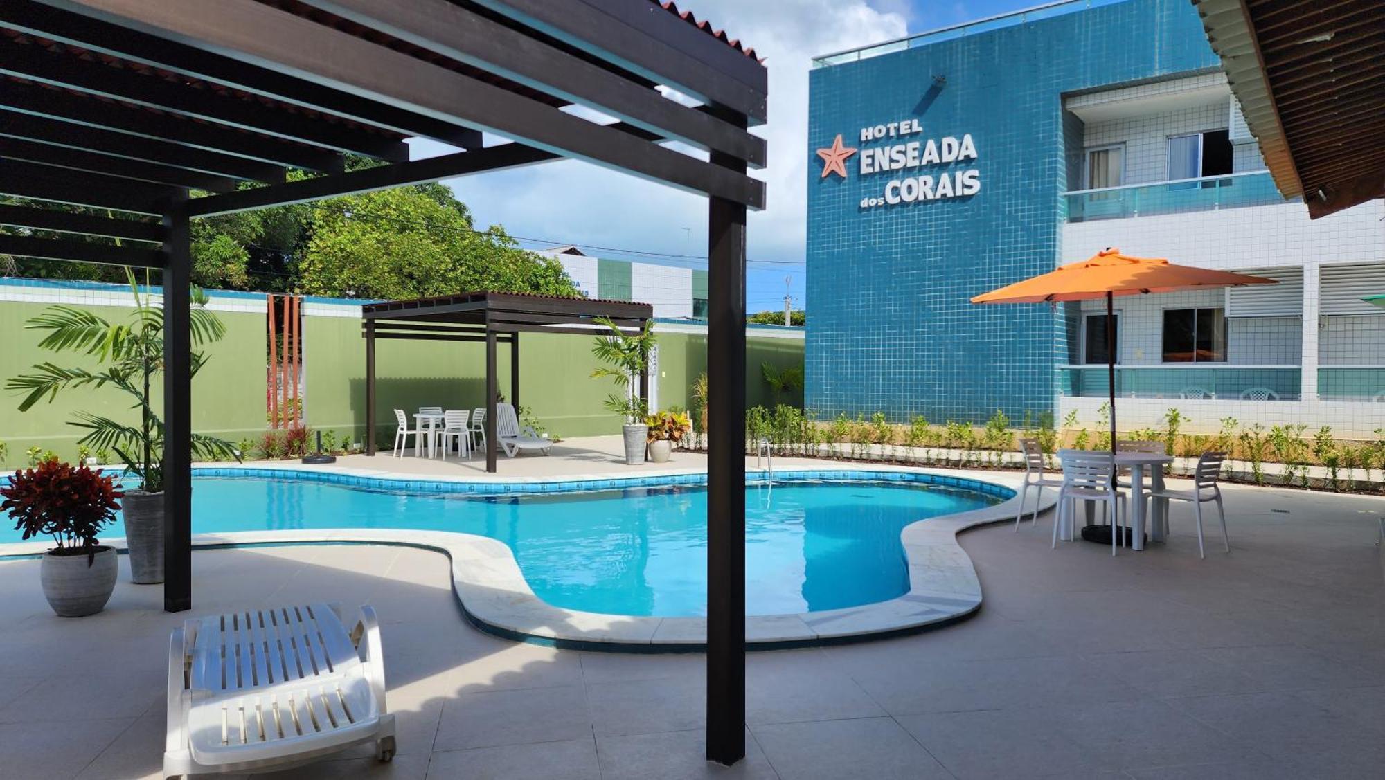 Hotel Enseada Dos Corais กาโป เด ซันโตอากอสตีโญ ภายนอก รูปภาพ